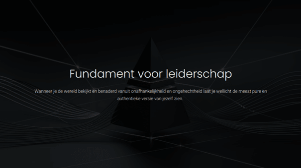 Fundament van leiderschap